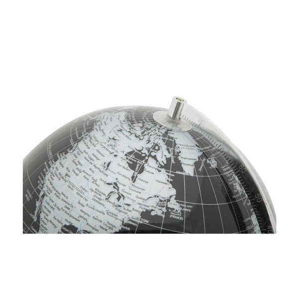 Lampa stołowa w kształcie globusu Mauro Ferretti Globe Silver, ø 25 cm-image-4