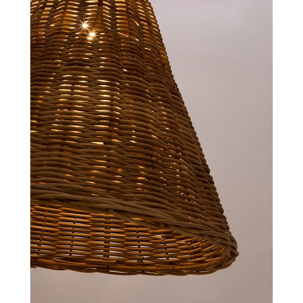 Rattanowy abażur w naturalnym kolorze ø 60 cm Calvia – Kave Home-image-1