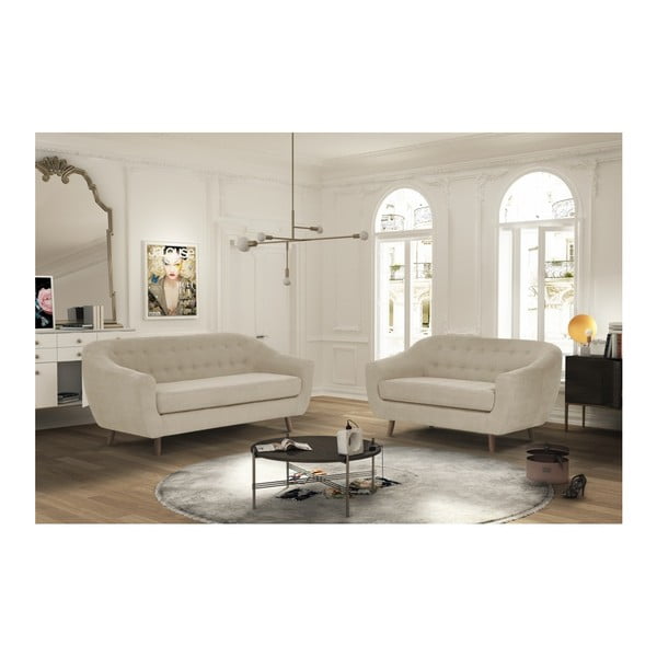 Szarobrązowa sofa 2-osobowa Jalouse Maison Vicky-image-2
