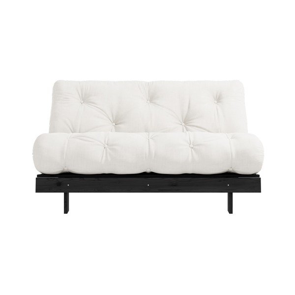 Sofa rozkładana Karup Design Roots Black/Creamy-image-3