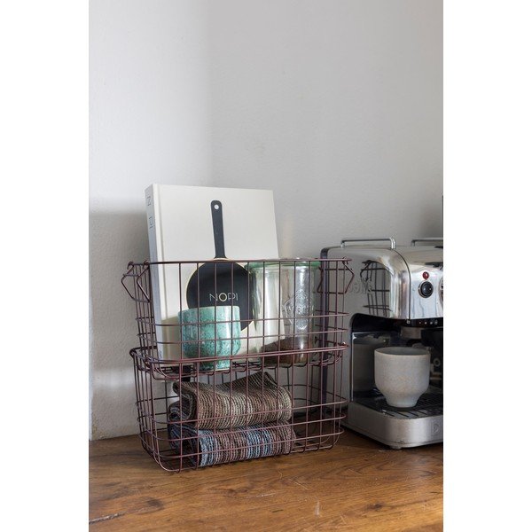 Metalowy koszyk druciany 31x16,5x16 cm Store-It – Mette Ditmer Denmark-image-1