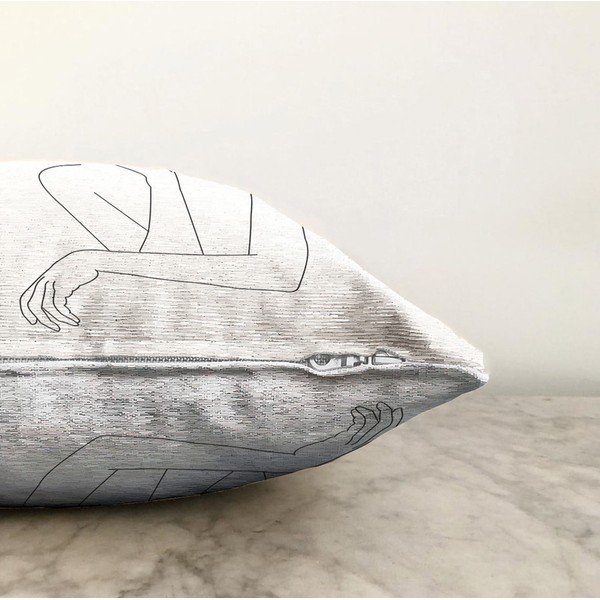 Poszewka na poduszkę z domieszką bawełny Minimalist Cushion Covers Pose, 55x55 cm-image-1