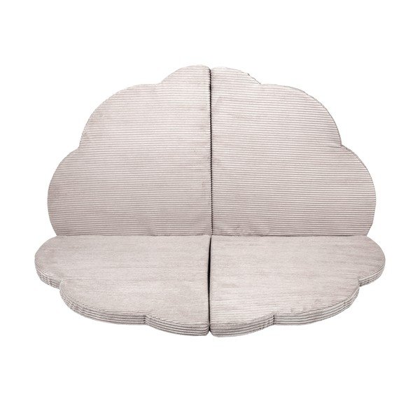 Mata do zabawy dla dzieci w kolorze kości słoniowej 160x160 cm – Meowbaby