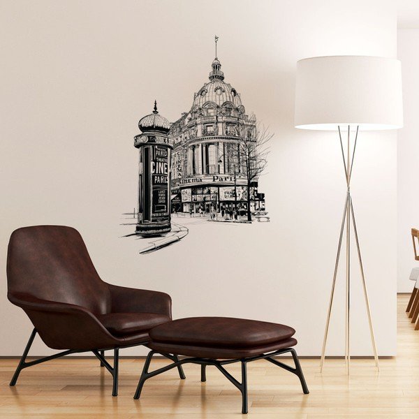Naklejka ścienna Ambiance Wall Decal Paris the Racecourse, 85x60 cm-image-1
