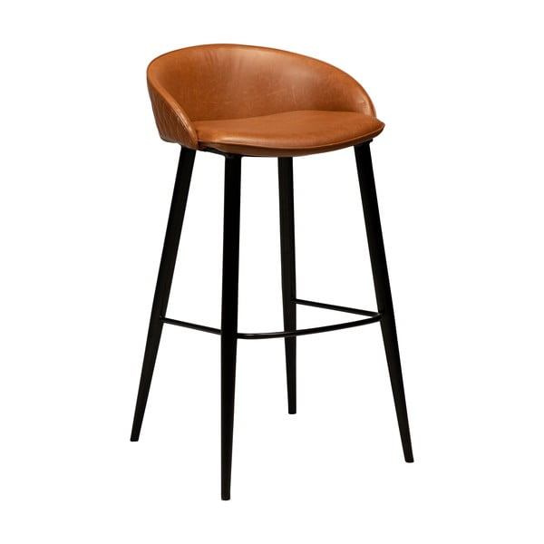 Brązowy hoker z imitacji skóry DAN-FORM Denmark Dual. wys. 91 cm