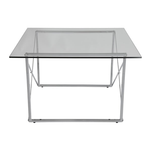 Metalowy składany stół z nogami w srebrnym kolorze RGE Cross