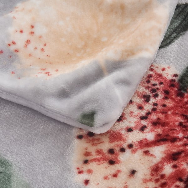 Jasnoszara pościel jednoosobowa z mikropluszu 140x200 cm Margot – My House-image-4