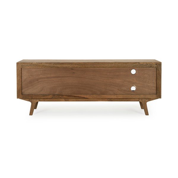 Szafka pod TV z litego drewna mango w naturalnym kolorze 152x55x40 cm Sherman – Bizzotto-image-2