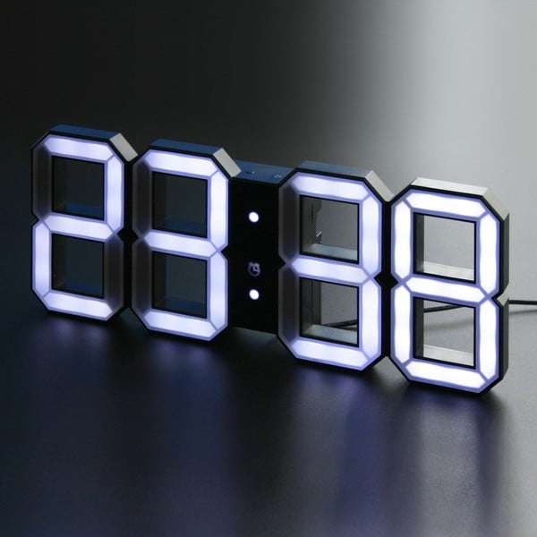 Czarny zegar LED - Vadim Kibardin, 2 m