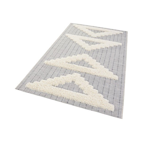 Szary dywan Mint Rugs Handira Triangles, 170x115 cm-image-1