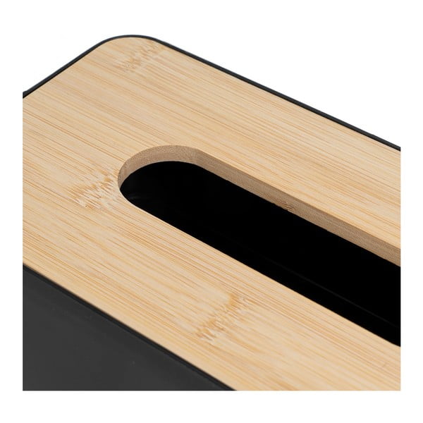 Plastikowo-bambusowy pojemnik na chusteczki – Casa Selección-image-2