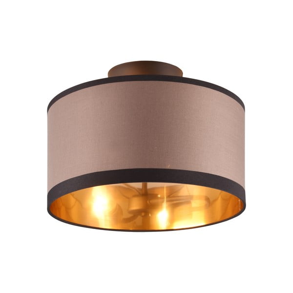 Czarno-brązowa lampa sufitowa ø 30 cm Davos – Reality-image-1