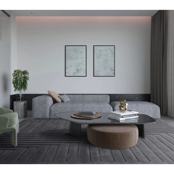 Antracytowy dywan 120x170 cm Valley – Asiatic Carpets-image-1