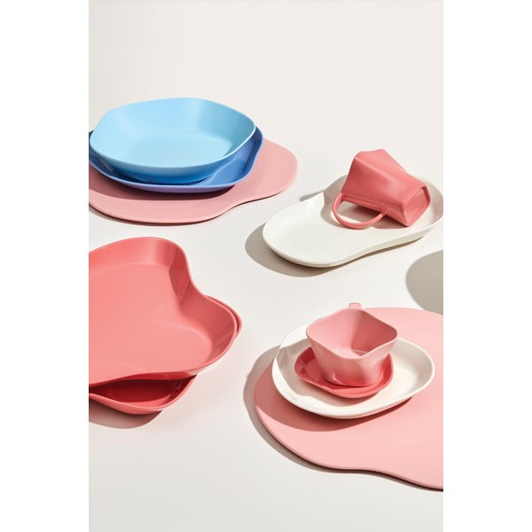 Zestaw 2 niebieskich talerzy Kütahya Porselen Basic, ø 24 cm-image-3