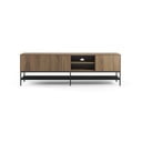 Szafka pod TV w dekorze dębu w naturalnym kolorze 180x55x35 cm Amira – Marckeric