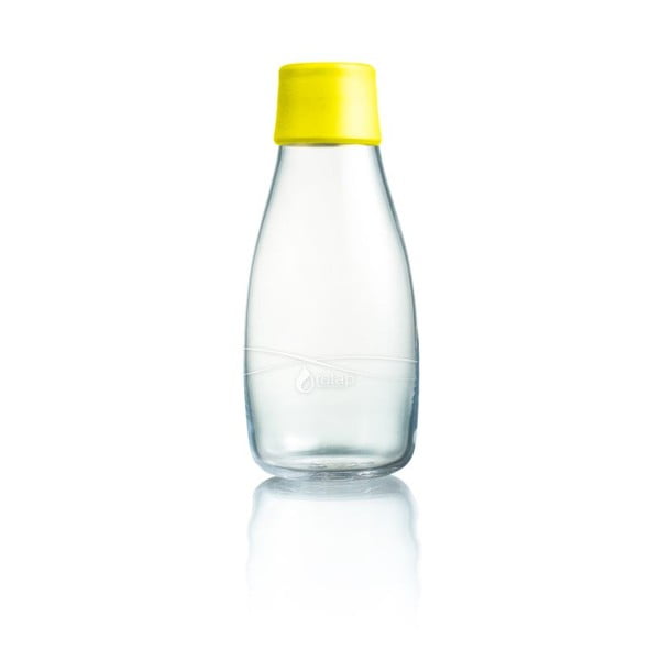 Żółta butelka ze szkła ReTap, 300 ml