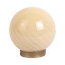 Jasnożółta lampa stołowa ze szklanym kloszem (wysokość 17 cm) Summer Globe – Leitmotiv