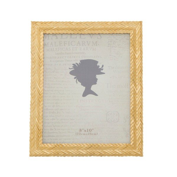 Żółta ramka na zdjęcia z żywicy Mauro Ferretti Stick Glam, 25,3x30,5 cm-image-1