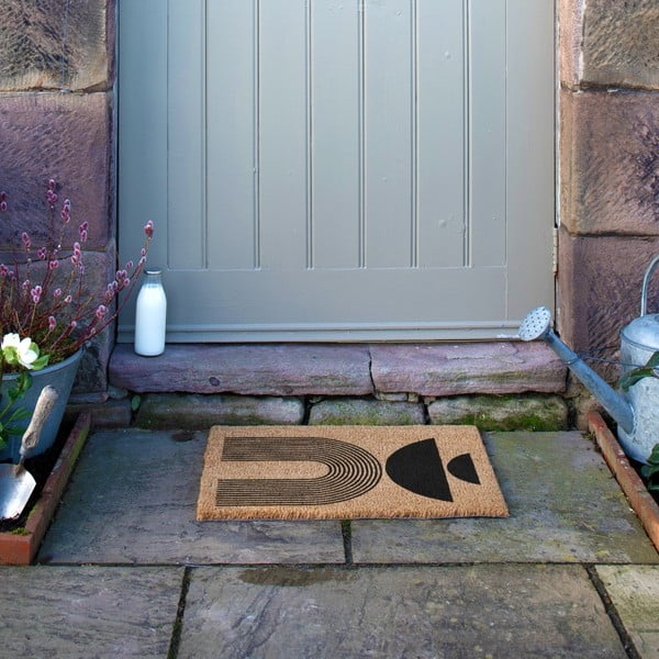 Wycieraczka z włókna kokosowego 40x60 cm Half Moon – Artsy Doormats-image-4