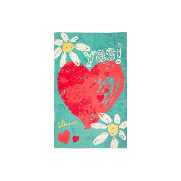 Ręcznik DESIGUAL Heart, 95x150 cm