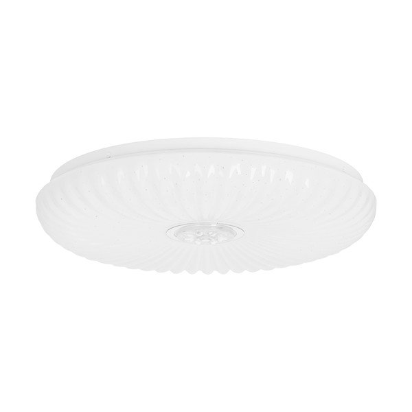 Biała lampa sufitowa LED ze zdalnym sterowaniem i ściemniaczem 38x38 cm Perola – Candellux Lighting-image-2