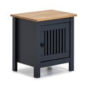 Szara drewniana szafka nocna Marckeric Bruna