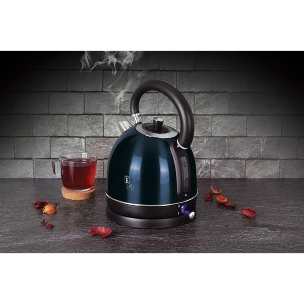 Niebieski czajnik elektryczny 1,7 l Metallic Line Aquamarine Edition – BerlingerHaus-image-1