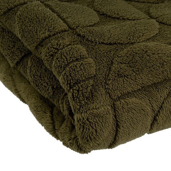 Zielony koc z mikropluszu 130x160 cm Mid Century – Casa Selección-image-3