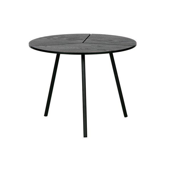Czarny stolik WOOOD Rodi, ⌀ 48 cm-image-2