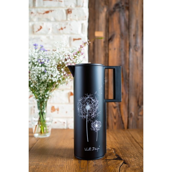 Czarny termos 1 l Corto – Vialli Design-image-1