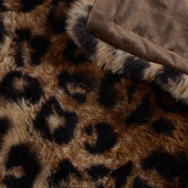 Brązowy koc 130x170 cm Animal Print – Catherine Lansfield-image-3