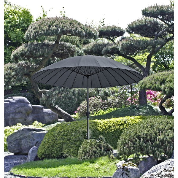 Szary parasol ogrodowy ø 260 cm – Garden Pleasure-image-1