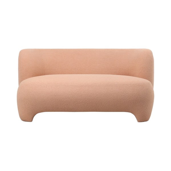 Beżowojasnobrązowa sofa z materiału bouclé 142 cm Ardor – Leitmotiv