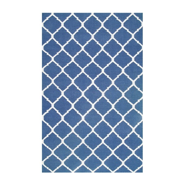 Ręcznie tkany dywan Julia Dark Blue, 140x200