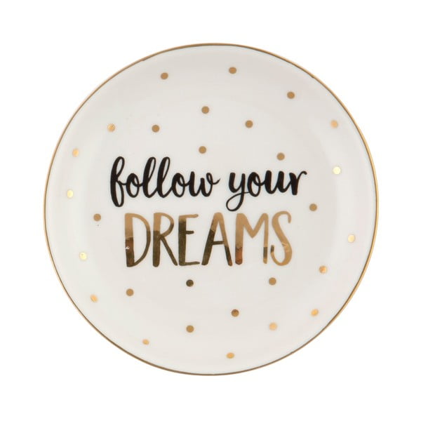 Talerz z ceramiki Sass & Belle Follow Your Dreams
