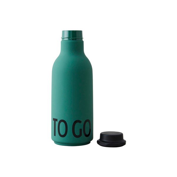 Zielona butelka na wodę Design Letters To Go, 500 ml-image-2