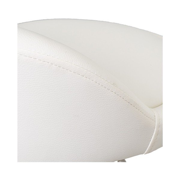 Białe hokery z imitacji skóry z regulowaną wysokością zestaw 2 szt. (wysokość siedziska 72 cm) – Casa Selección-image-1