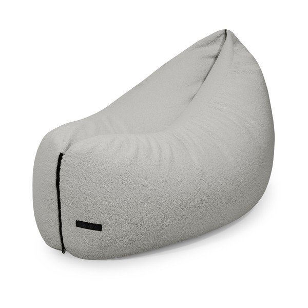 Jasnoszary dziecięcy worek do siedzenia z materiału bouclé Clip Clap 115 – SLOWDOWN