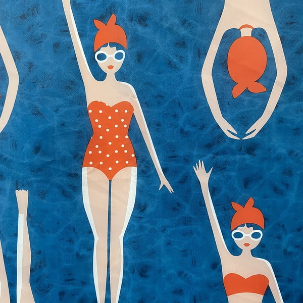 Zasłona prysznicowa 180x200 cm Baigneuses – Spirella-image-2