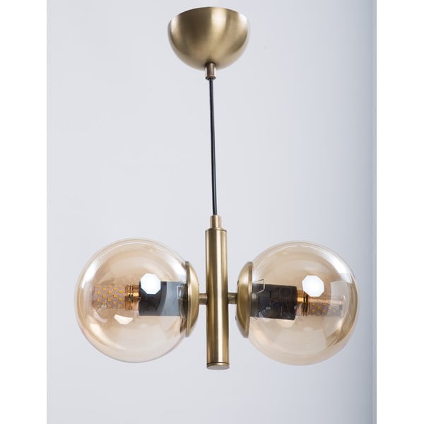 Lampa wisząca w kolorze złota ze szklanym kloszem Monera – Squid Lighting-image-1