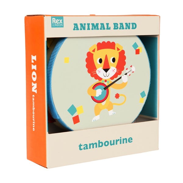 Zabawka muzyczna Tambourine Animal Band – Rex London