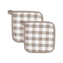 Bawełniane rękawice kuchenne zestaw 2 szt. Gingham – Tiseco Home Studio