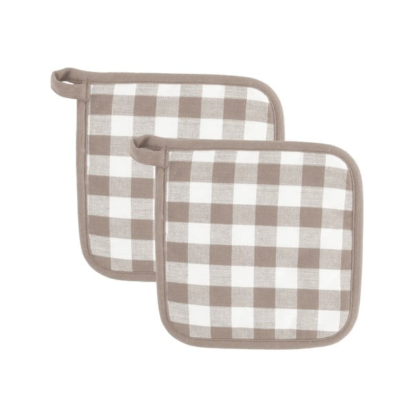 Bawełniane rękawice kuchenne zestaw 2 szt. Gingham – Tiseco Home Studio