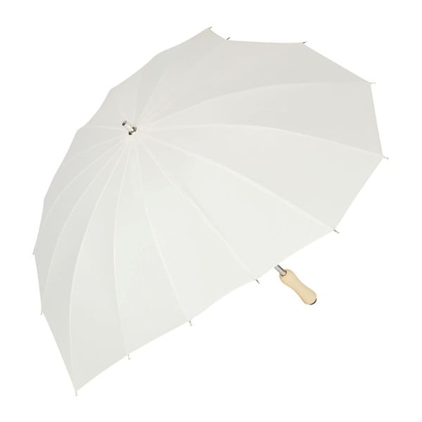 Biały parasol Von Lilienfeld Heart, ø 82 cm