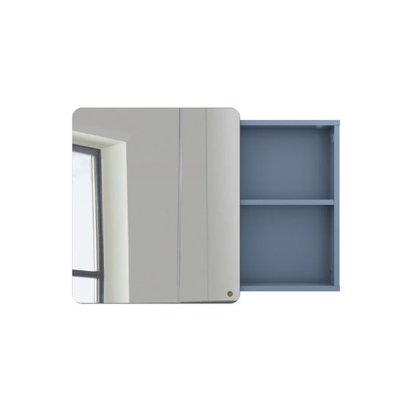Jasnoniebieska wisząca/z lustrem szafka łazienkowa 80x58 cm Color Bath – Tom Tailor