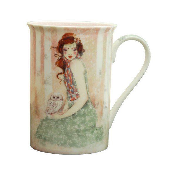 Kubek porcelanowy Santoro London Willow Mademoiselle Snow-image-1