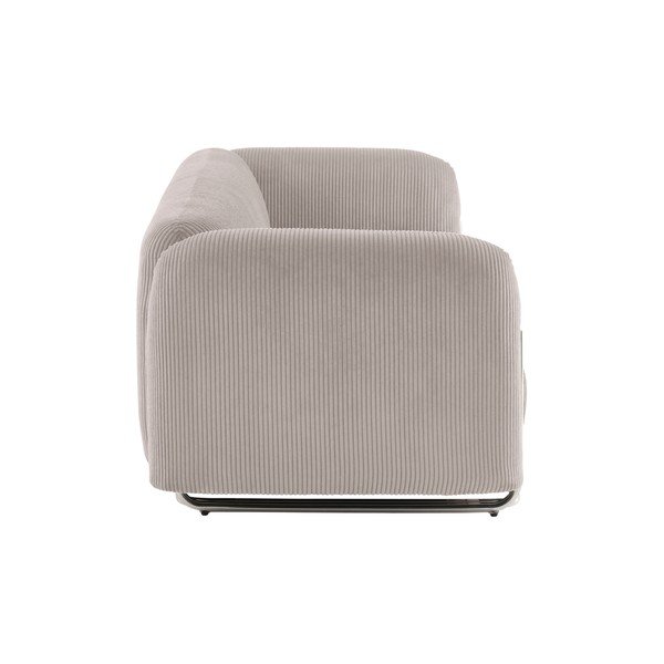 Szarobeżowa sztruksowa sofa 234 cm Everman – Jotex-image-2