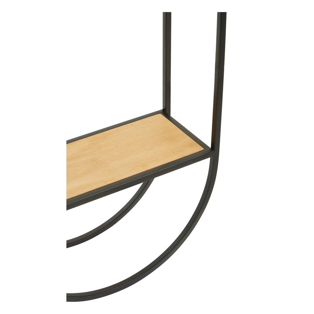 Czarna/w naturalnym kolorze wielopoziomowa metalowa półka 35 cm Mataram – Premier Housewares (zdjęcie 6)