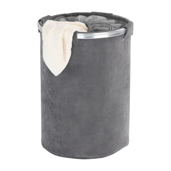 Szary kosz na pranie Wenko Cordoba, 68 l-image-1