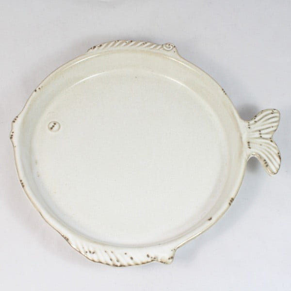 Ceramiczny talerz Ryba, 20x18,5 cm